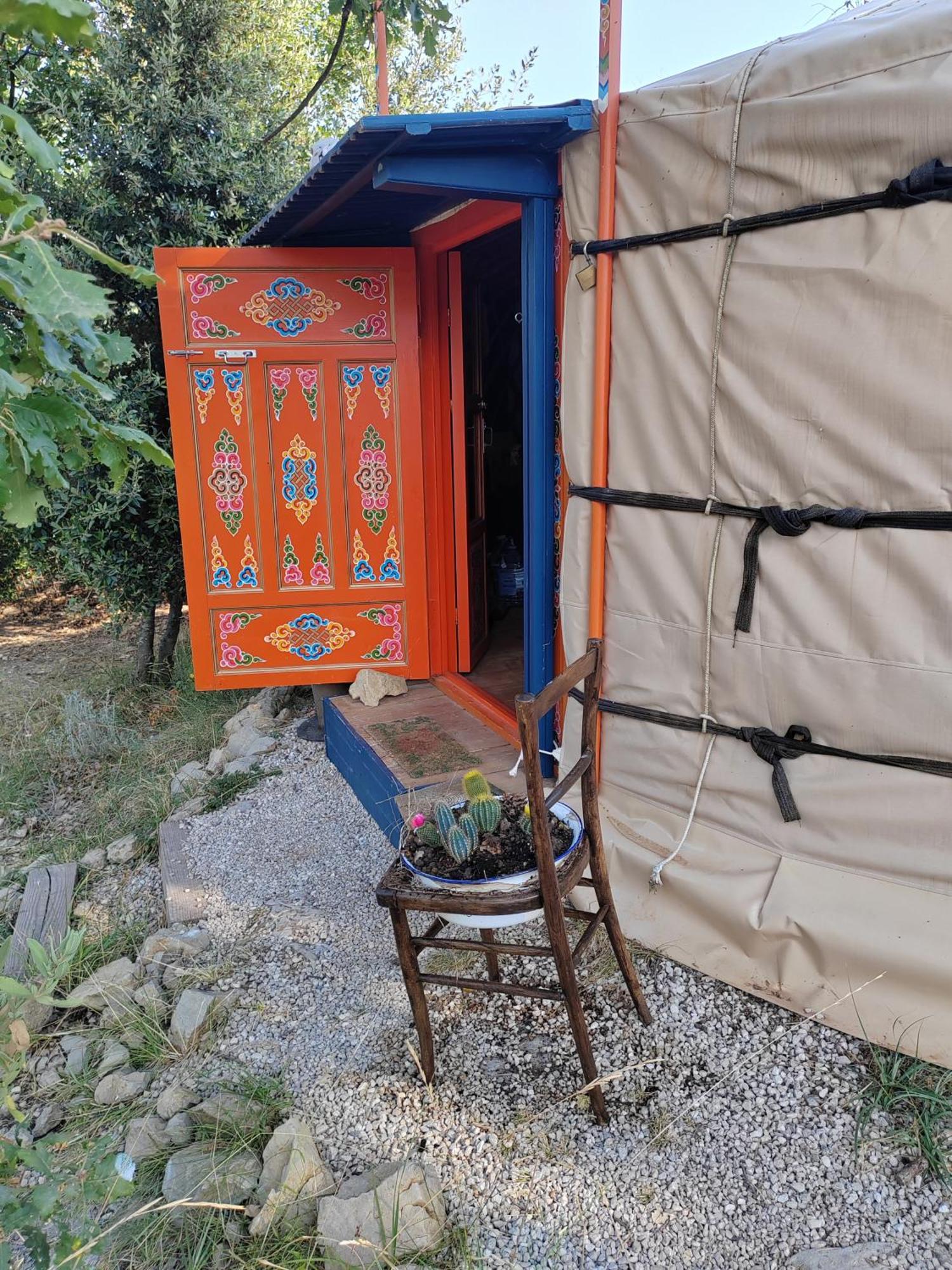 Yourte Nomade Lucéram Kültér fotó